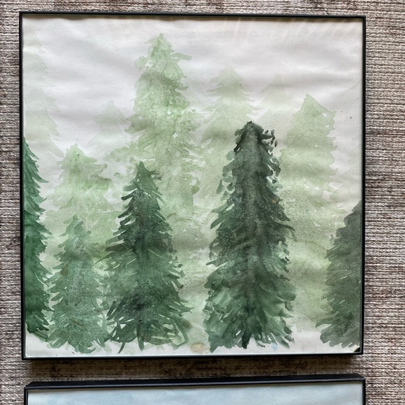 2 original watercolor paintings framed - Picture 3 of 3